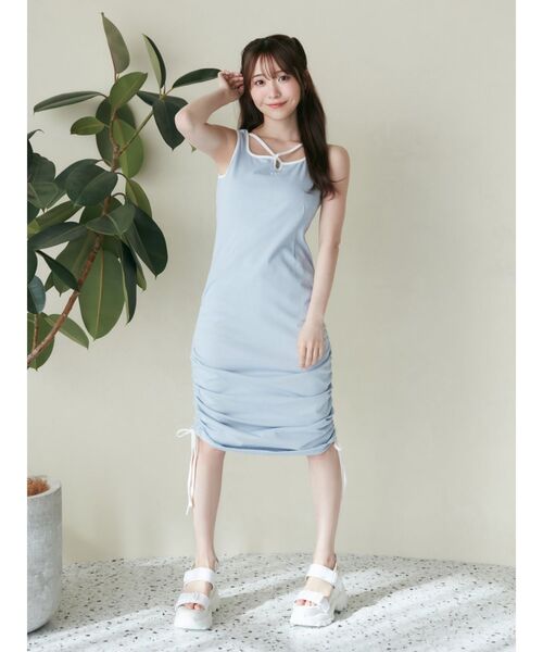 EATME（イートミー）の「ダブルベルトスニーカーサンダル（サンダル・レディース・ブラック/オフホワイト・S/M/L）」の10枚目の写真