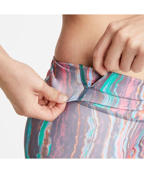 NIKE（ナイキ）の「NIKE/ナイキ W NY DF HR 7/8 TGHT NV+/ドライフィット 7/8レングス タイツ（タイツ/ストッキング・レディース・カラフル/ブラック・L/S/XS/M）」の7枚目の写真