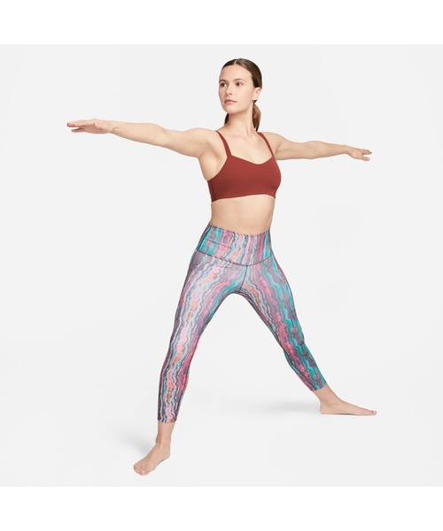 NIKE（ナイキ）の「NIKE/ナイキ W NY DF HR 7/8 TGHT NV+/ドライフィット 7/8レングス タイツ（タイツ/ストッキング・レディース・カラフル/ブラック・L/S/XS/M）」の9枚目の写真