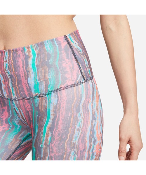 NIKE（ナイキ）の「NIKE/ナイキ W NY DF HR 7/8 TGHT NV+/ドライフィット 7/8レングス タイツ（タイツ/ストッキング・レディース・カラフル/ブラック・L/S/XS/M）」の10枚目の写真