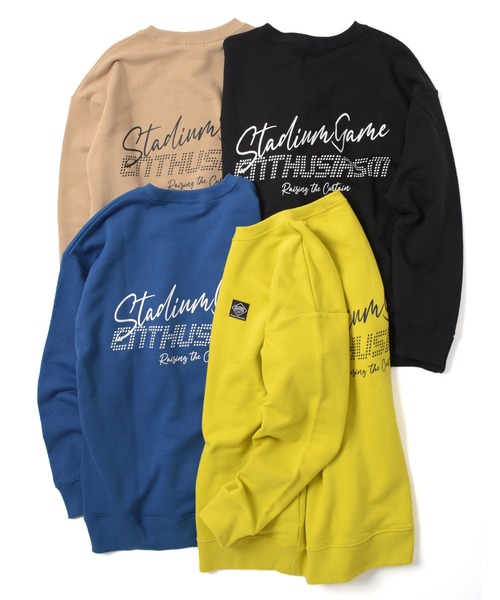 GLAZOS（グラソス）の「TC裏毛・クールバックロゴプリントトレーナー（スウェット・キッズ・グリーン系その他/ブルー/ベージュ/ブラック・140cm/150cm/160cm/170cm）」の16枚目の写真