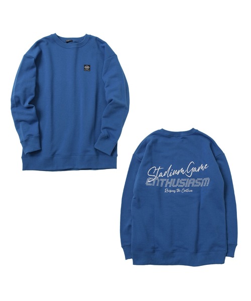 GLAZOS（グラソス）の「TC裏毛・クールバックロゴプリントトレーナー（スウェット・キッズ・グリーン系その他/ブルー/ベージュ/ブラック・140cm/150cm/160cm/170cm）」の19枚目の写真