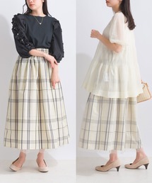 PICCIN | 【WEB限定】リバーシブルチェック柄スカート(スカート)