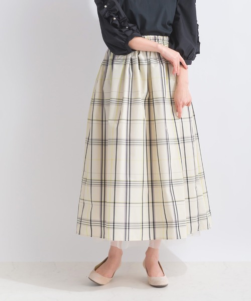 PICCIN（ピッチン）の「【WEB限定】リバーシブルチェック柄スカート（スカート・レディース・オフホワイト/ブラック・S/M/L）」の17枚目の写真