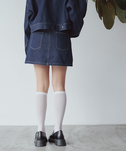 GLOBAL WORK(グローバルワーク)の「デニムセットアップ/AND YUA ANY/993237(セットアップ・キッズ・ブラック/ネイビー・150cm/160cm)」の7枚目の写真
