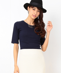 B:MING by BEAMS | ＜InRed 9月号掲載＞ビーミング by ビームス / テレコ5分袖TOPS(Tシャツ/カットソー)