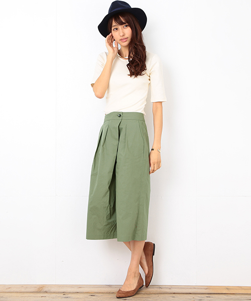 B:MING by BEAMS(ビーミングバイビームス)の「<InRed 9月号掲載>ビーミング by ビームス / テレコ5分袖TOPS(Tシャツ/カットソー・レディース・オフホワイト/ライトグレー/ネイビー・ONE SIZE)」の14枚目の写真