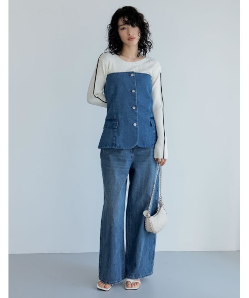 Re:EDIT（リエディ）の「[2024SS COLLECTION]キルトステッチショルダーバッグ（ショルダーバッグ・レディース・ブルー/ブラック/キャメル/ホワイト・FREE）」の20枚目の写真