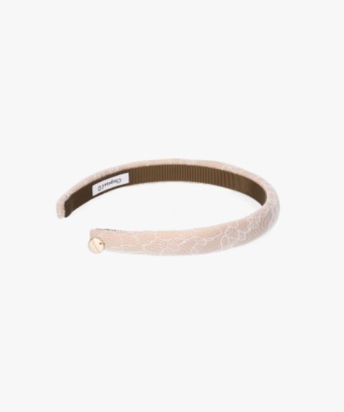 Chapeau d' O（シャポードオー）の「Chapeau d' O Lace Thin Headband / シャポードオー（カチューシャ・レディース・ブルー/ブラック/ホワイト・FREE）」の2枚目の写真