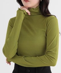 SUNFLOWER EIGHT（サンフラワーエイト）の「長袖シアートップスハイネック（Tシャツ/カットソー）」