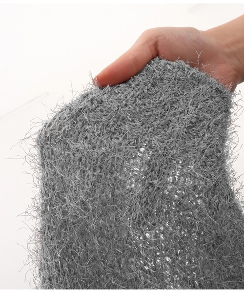 ANAP（アナップ）の「ファンシーヤーンラメニットカーディガン（カーディガン/ボレロ・レディース・ライトベージュ/ピンク/グレー/イエロー系その他・FREE）」の20枚目の写真