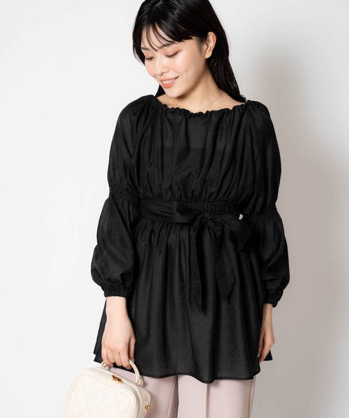 NOELA（ノエラ）の「ボリュームブラウス（シャツ/ブラウス・レディース・ブラック/ブラウン/オフホワイト・フリー）」の21枚目の写真