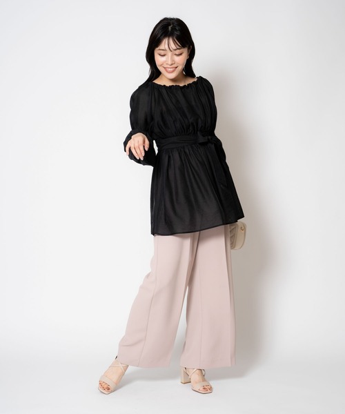 NOELA（ノエラ）の「ボリュームブラウス（シャツ/ブラウス・レディース・ブラック/ブラウン/オフホワイト・フリー）」の22枚目の写真