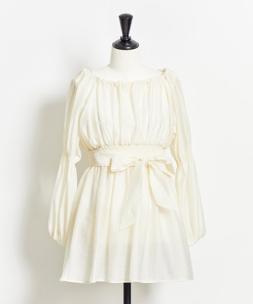 NOELA（ノエラ）の「ボリュームブラウス（シャツ/ブラウス・レディース・ブラック/ブラウン/オフホワイト・フリー）」の9枚目の写真