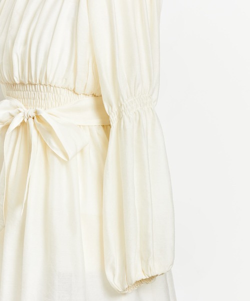 NOELA（ノエラ）の「ボリュームブラウス（シャツ/ブラウス・レディース・ブラック/ブラウン/オフホワイト・フリー）」の13枚目の写真