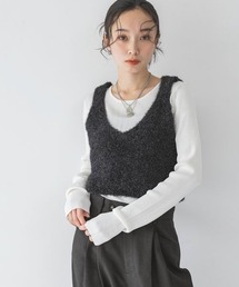 JEANASIS | グリッタービスチェ2P/112818(その他トップス)