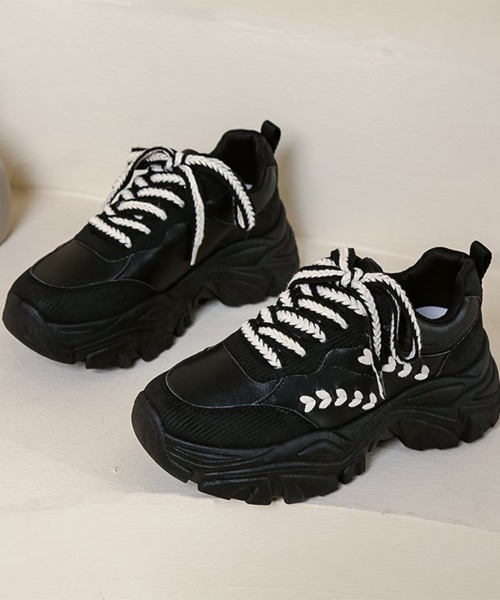 送料関税込★ANTA&POP MART&MOLLY レディースダッドスニーカー miniministore スニーカー ダッドスニーカー 厚底 レディース