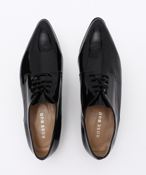 ROSE BUD（ローズバッド）の「(ROSE BUD)18930 CONGO PATENT POINTED TOE SHOES 【sweet掲載】パテントポインテッドトゥシューズ（その他シューズ・レディース・ブラック/オフホワイト/ネイビー・36/38/39/37）」の5枚目の写真