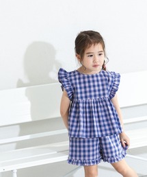 pairmanon | フリルブラウス ショートパンツ ガールズセットアップ(セットアップ)