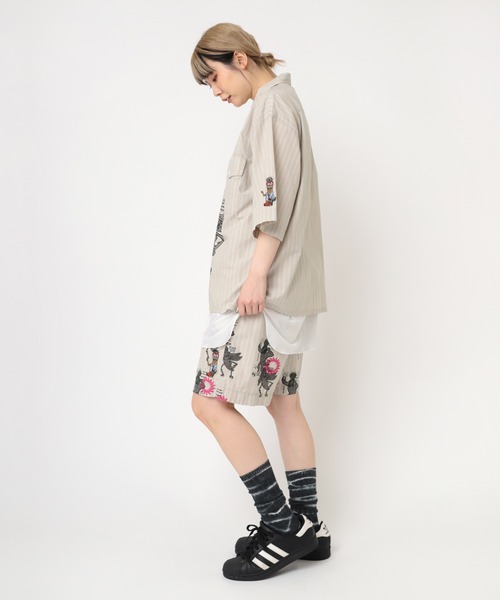 RNA（アールエヌエー）の「E4990 タイダイリブソックス（ソックス/靴下・レディース・スミクロ/オレンジ/ライム/ピンク・FREE）」の10枚目の写真