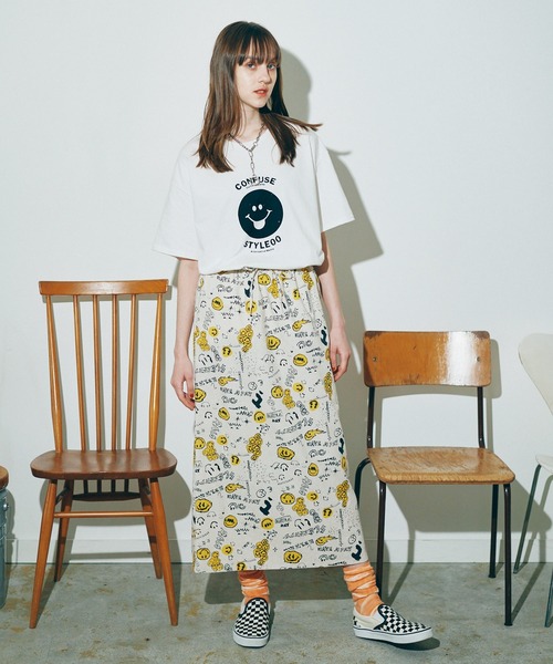 RNA（アールエヌエー）の「E4990 タイダイリブソックス（ソックス/靴下・レディース・スミクロ/オレンジ/ライム/ピンク・FREE）」の21枚目の写真