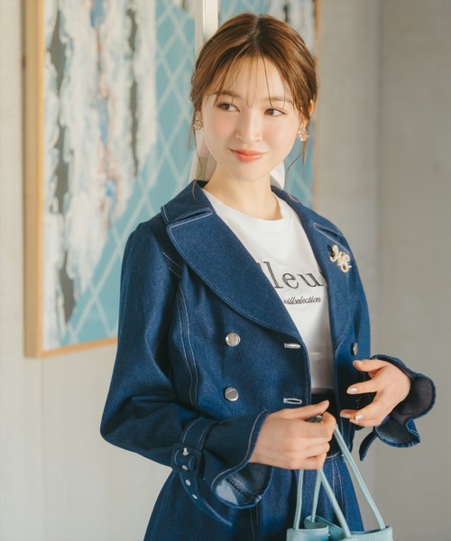 WILLSELECTION(ウィルセレクション)の「Fleur刺繍Tシャツ(Tシャツ/カットソー・レディース・ブラック/オフホワイト/ホワイト系その他・FREE)」の13枚目の写真