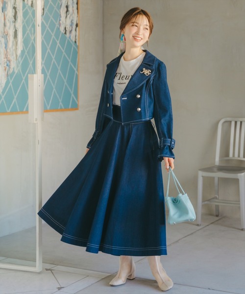 WILLSELECTION(ウィルセレクション)の「Fleur刺繍Tシャツ(Tシャツ/カットソー・レディース・ブラック/オフホワイト/ホワイト系その他・FREE)」の14枚目の写真