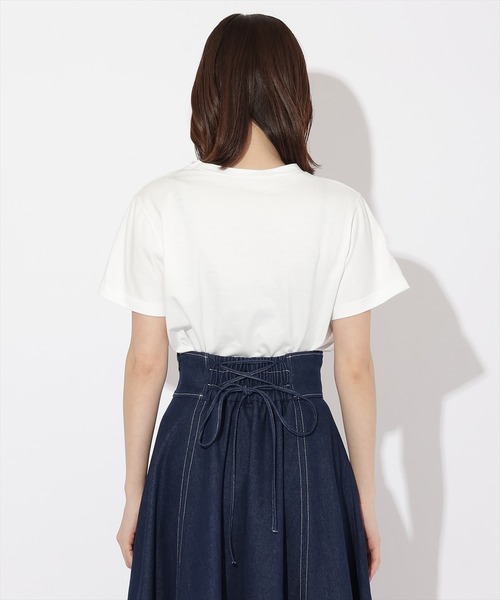 WILLSELECTION(ウィルセレクション)の「Fleur刺繍Tシャツ(Tシャツ/カットソー・レディース・ブラック/オフホワイト/ホワイト系その他・FREE)」の17枚目の写真