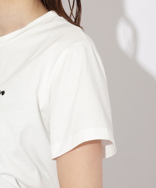 WILLSELECTION(ウィルセレクション)の「Fleur刺繍Tシャツ(Tシャツ/カットソー・レディース・ブラック/オフホワイト/ホワイト系その他・FREE)」の18枚目の写真