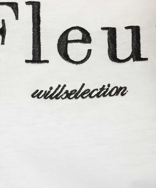 WILLSELECTION(ウィルセレクション)の「Fleur刺繍Tシャツ(Tシャツ/カットソー・レディース・ブラック/オフホワイト/ホワイト系その他・FREE)」の20枚目の写真