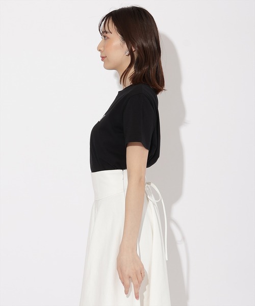 WILLSELECTION(ウィルセレクション)の「Fleur刺繍Tシャツ(Tシャツ/カットソー・レディース・ブラック/オフホワイト/ホワイト系その他・FREE)」の22枚目の写真