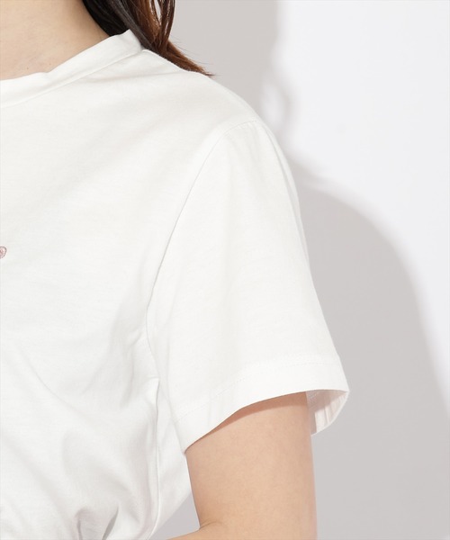 WILLSELECTION(ウィルセレクション)の「Fleur刺繍Tシャツ(Tシャツ/カットソー・レディース・ブラック/オフホワイト/ホワイト系その他・FREE)」の6枚目の写真