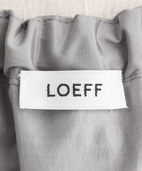 LOEFF（ロエフ）の「＜LOEFF＞タフタ ギャザー ボートネック