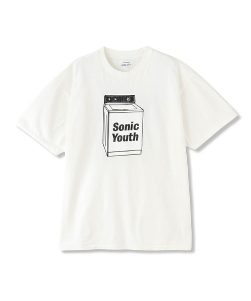 sonic youth（ソニックユース）の「Insonnia Projects インソニアプロジェクト / SONIC YOUTH WASHING MACHINE TEE / ソニックユースウォッシングマシーンティー ビッグシルエットプリントTシャツ バンドT / IP-SY-014（Tシャツ/カットソー・メンズ・ホワイト/ブラック・1/2/3）」の3枚目の写真