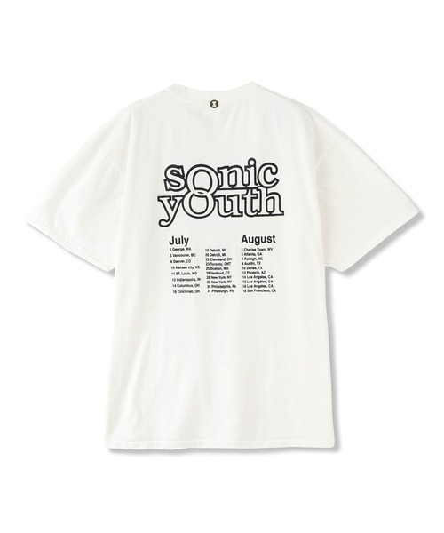 sonic youth（ソニックユース）の「Insonnia Projects インソニアプロジェクト / SONIC YOUTH WASHING MACHINE TEE / ソニックユースウォッシングマシーンティー ビッグシルエットプリントTシャツ バンドT / IP-SY-014（Tシャツ/カットソー・メンズ・ホワイト/ブラック・1/2/3）」の4枚目の写真