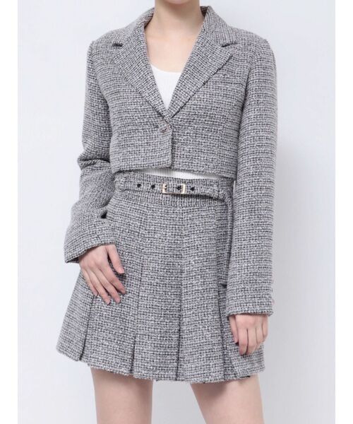 RESEXXY（リゼクシー）の「ツイードクロップドジャケット