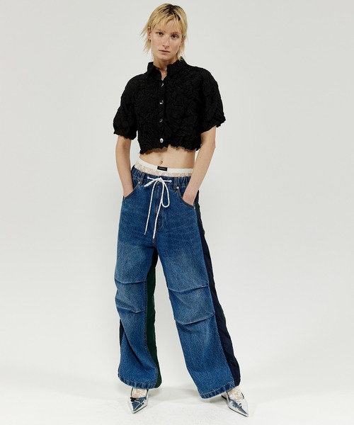 MAISON SPECIAL（メゾンスペシャル）の「Denim Track Pants