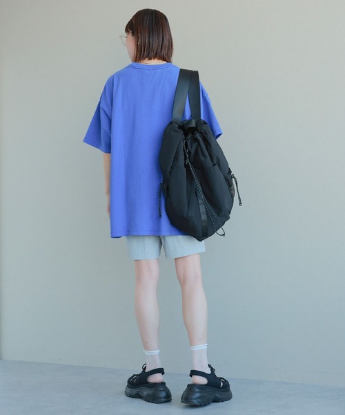 Dickies（ディッキーズ）の「【Dickies/ディッキーズ】ピグメントルーズTシャツ（Tシャツ/カットソー・レディース・ブラック/イエロー/ブルー/グリーン/ホワイト・FREE）」の21枚目の写真