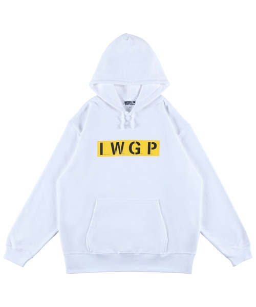 MEDICOM TOY LIFE ENTERTAINMENT(メディコムトイライフエンターテイメント)の「MLE×I.W.G.P. LOGO HOODIE(パーカー・メンズ・ホワイト/ブラック・X-LARGE/SMALL/MEDIUM/LARGE)」の1枚目の写真
