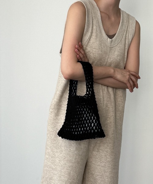 CANAL JEAN(キャナルジーン)の「El mar メッシュミニバッグ(ハンドバッグ・レディース・ブラック/オフホワイト/ブルー/イエロー・ONE SIZE)」の19枚目の写真