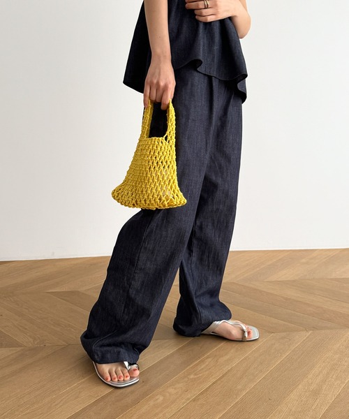 CANAL JEAN(キャナルジーン)の「El mar メッシュミニバッグ(ハンドバッグ・レディース・ブラック/オフホワイト/ブルー/イエロー・ONE SIZE)」の22枚目の写真