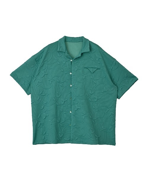 Ameri（アメリ）の「MATELASSE OPEN COLLAR SHIRT（シャツ