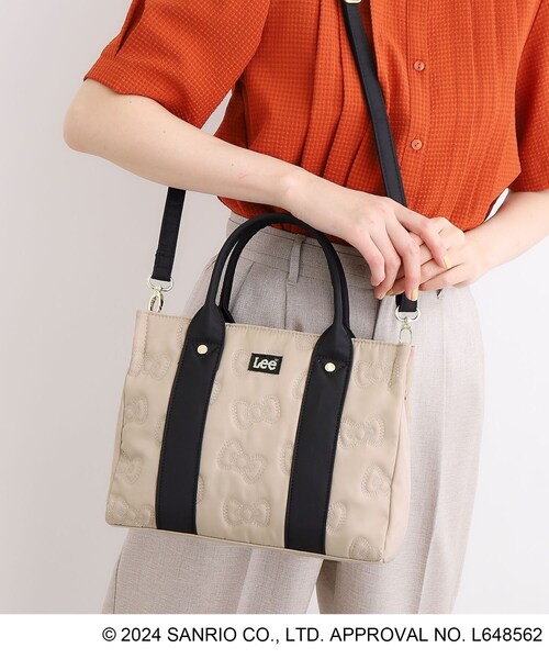 ぐるりハウスと6人のスーちゃん　 入れ口二箇所の2Wayバッグ ハローキティLee別注】リボンキルト2WAYトート（トートバッグ）｜grove