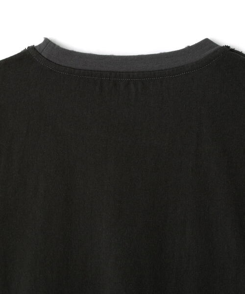 DANKE SCHON（ダンケシェーン）の「DankeSchon/ダンケシェーン/CIGARETTE DOLMAN S/S Tシャツ（Tシャツ/カットソー・レディース・チャコールグレー/ホワイト・L/M）」の17枚目の写真