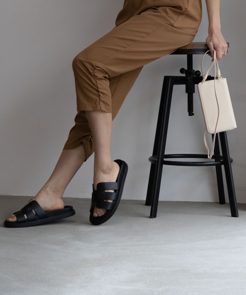 NAVY(ネイビー)の「NAVY 冷感 UVカット ドライ シャーリングクロップトイージーパンツ(その他パンツ・レディース・カーキ/ブラック/モカ・L/M/S)」の17枚目の写真