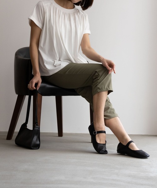 NAVY(ネイビー)の「NAVY 冷感 UVカット ドライ シャーリングクロップトイージーパンツ(その他パンツ・レディース・カーキ/ブラック/モカ・L/M/S)」の20枚目の写真