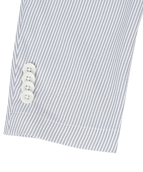 g-stage（ジーステージ）の「春夏シアサッカー速乾洗える軽量ジャケット　ジ－ステ－ジ（テーラードジャケット・メンズ・ネイビー/ライトグレー・44/46/48/50）」の11枚目の写真