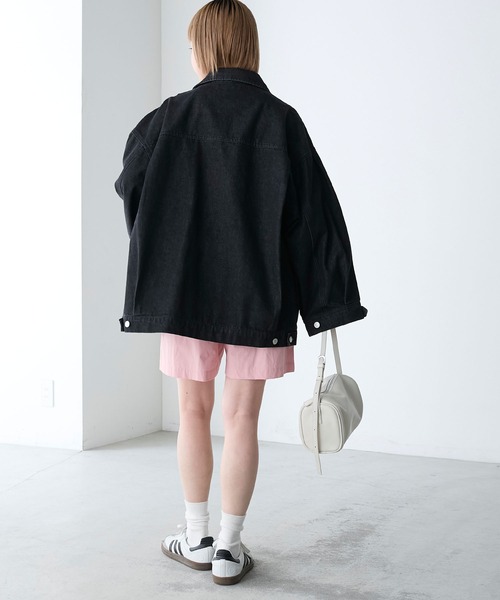 forksy.（フォルクシー）の「【forksy.】コットンカラーショートパンツ（その他パンツ・レディース・ブルー/ブラック/ピンク/グレイッシュベージュ・FREE）」の18枚目の写真