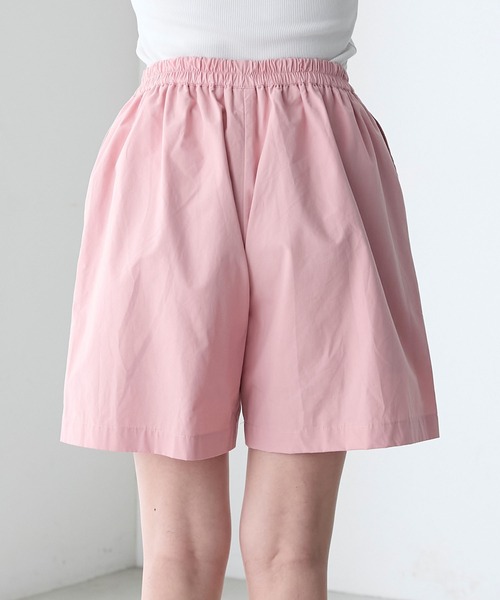forksy.（フォルクシー）の「【forksy.】コットンカラーショートパンツ（その他パンツ・レディース・ブルー/ブラック/ピンク/グレイッシュベージュ・FREE）」の14枚目の写真