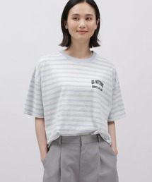 LAKOLE | ボーダー刺繍TEE / 115396(Tシャツ/カットソー)